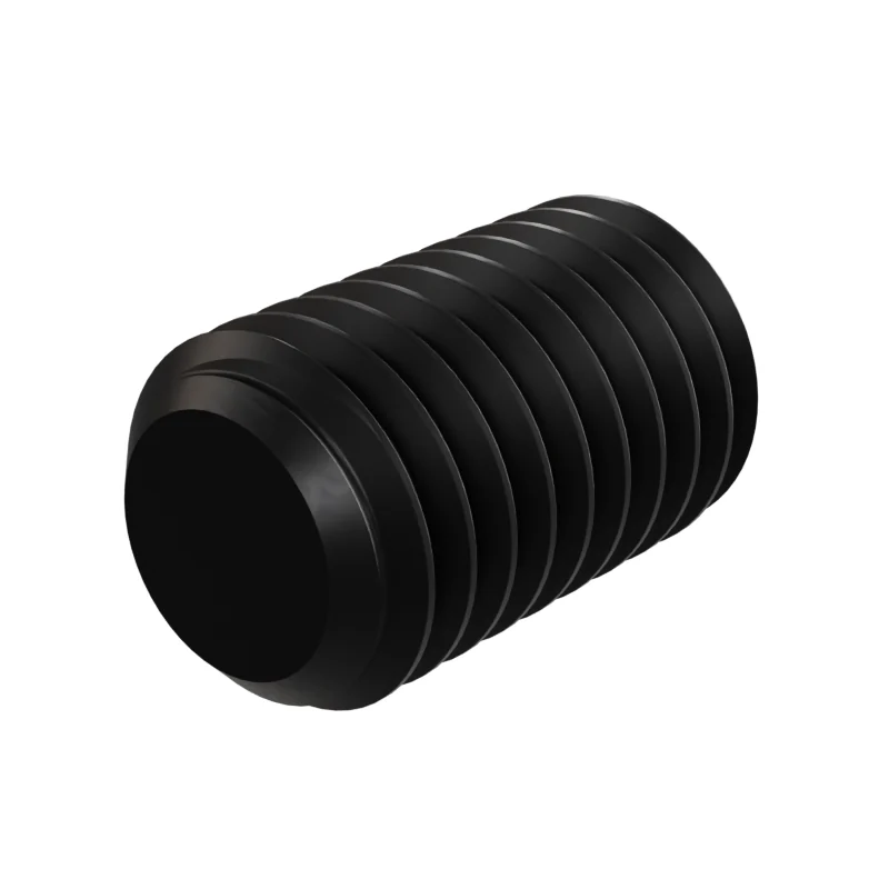 Hexagon Socket Set Screw, Flat Point DIN 913 M10 × 16, black oxide