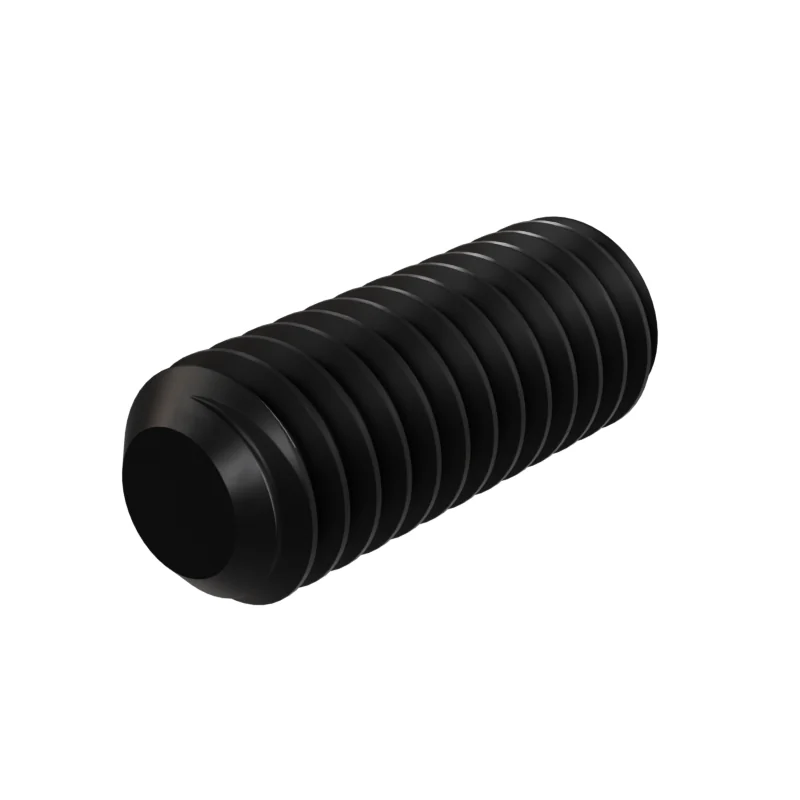 Hexagon Socket Set Screw, Flat Point DIN 913 M4 × 10, black oxide