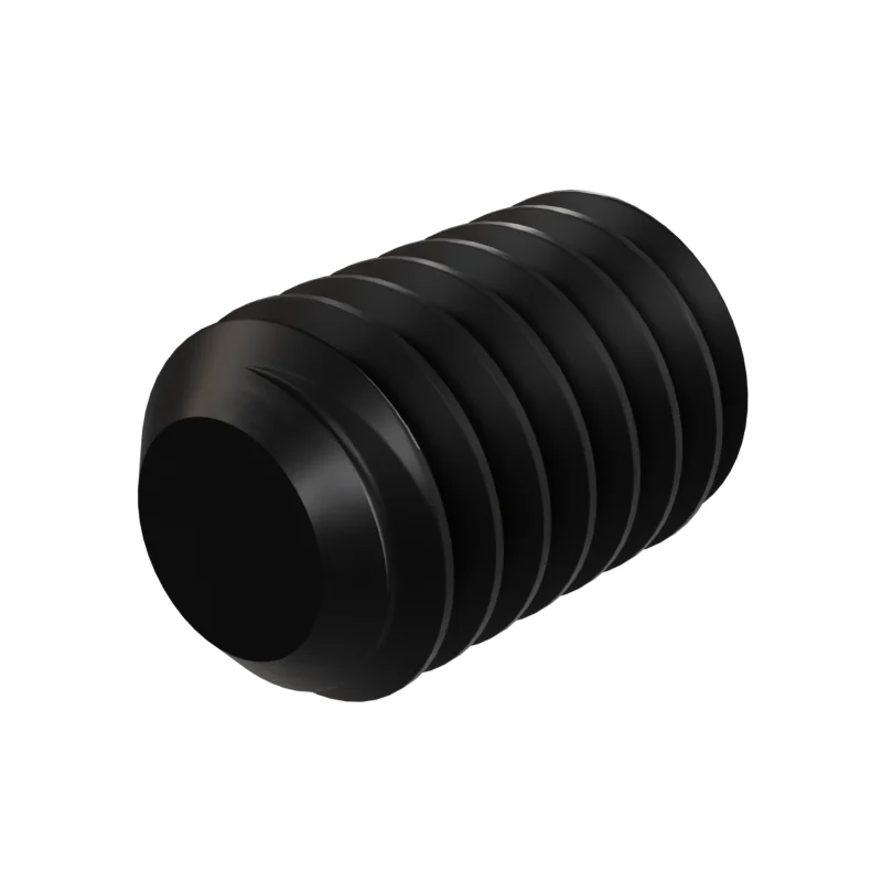 Hexagon Socket Set Screw, Flat Point DIN 913 M4 × 6, black oxide