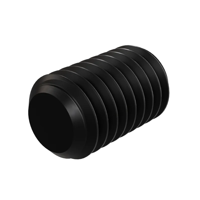 Hexagon Socket Set Screw, Flat Point DIN 913 M5 × 8, black oxide