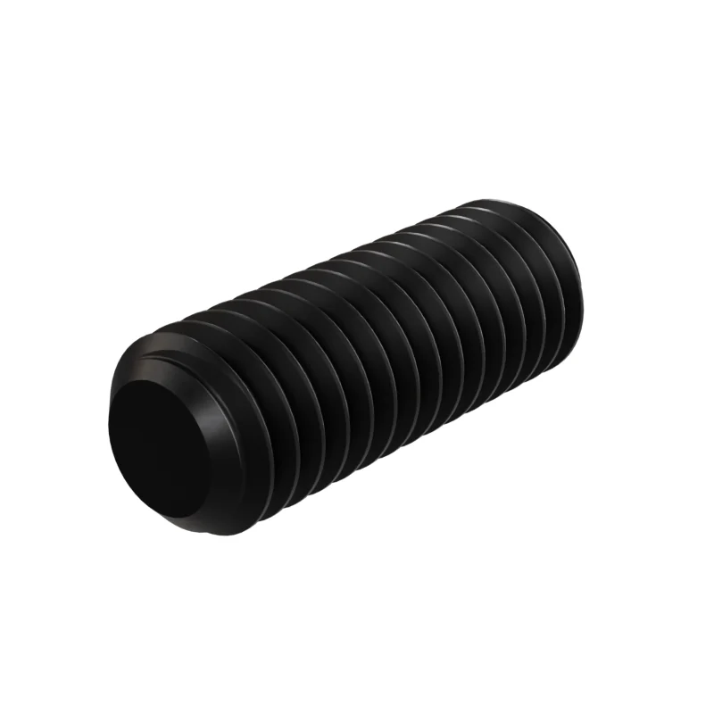 Hexagon Socket Set Screw, Flat Point DIN 913 M6 × 16, black oxide