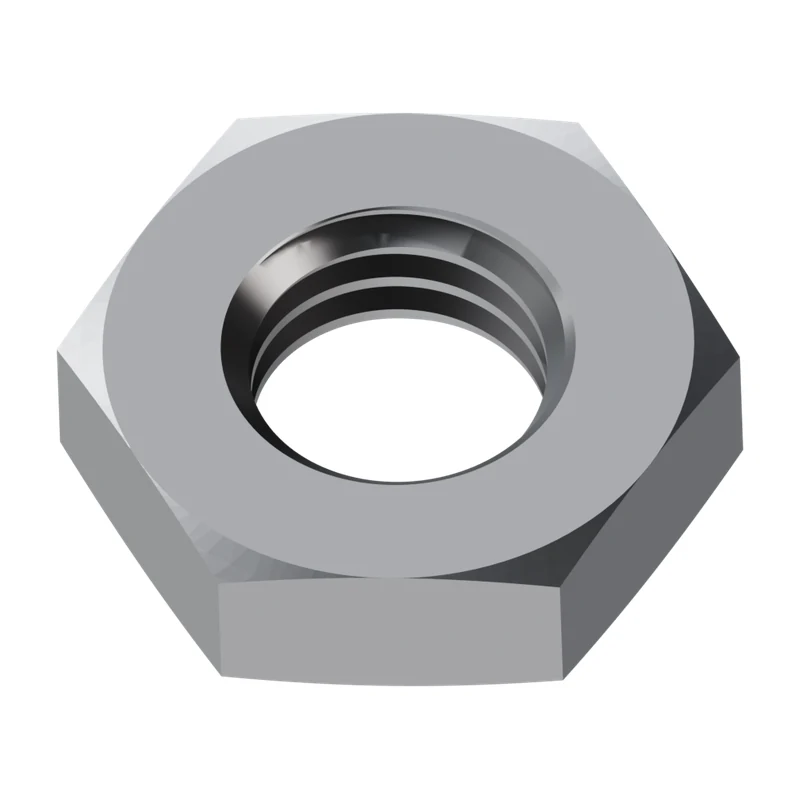 Hexagon Thin Nut, Chamfered