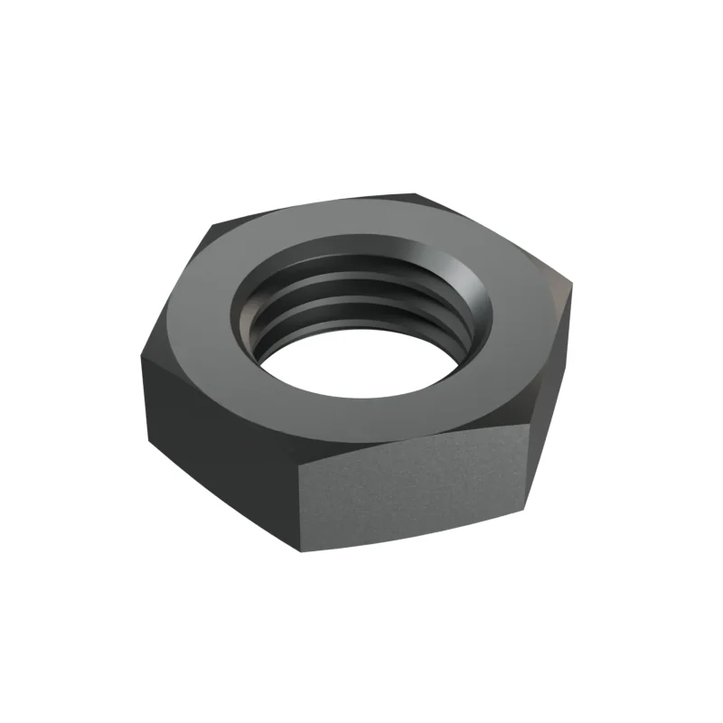 Hexagon Thin Nut, Chamfered DIN 439 M24, plain steel