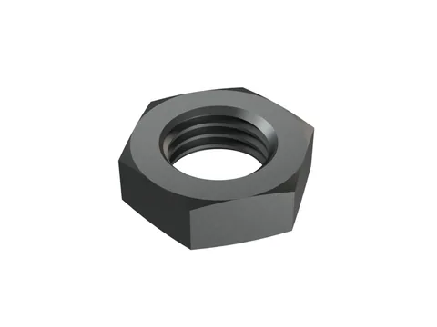 Hexagon Thin Nut, Chamfered DIN 439 M24, plain steel