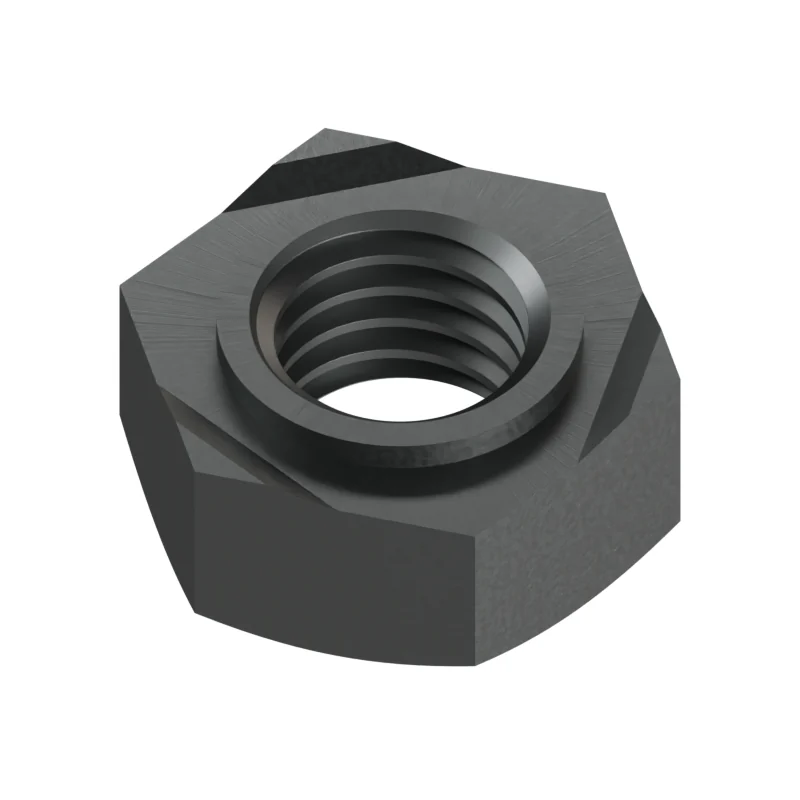 Hexagon Weld Nut DIN 929 M10, plain steel