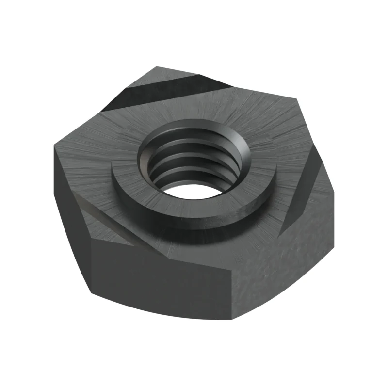 Hexagon Weld Nut DIN 929 M4, plain steel