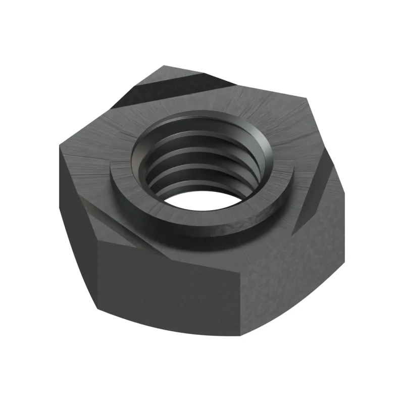 Hexagon Weld Nut DIN 929 M6, plain steel
