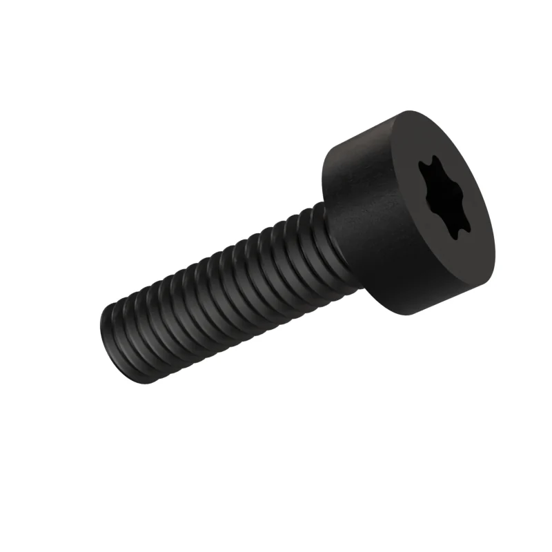 Hexalobular Socket Cheese Head Screw ISO 14580 M3 × 10, black oxide