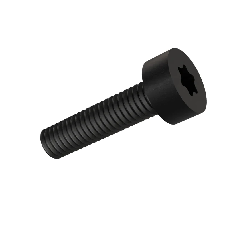 Hexalobular Socket Cheese Head Screw ISO 14580 M3 × 12, black oxide