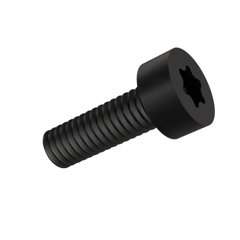 Hexalobular Socket Cheese Head Screw ISO 14580 M4 × 12, black oxide
