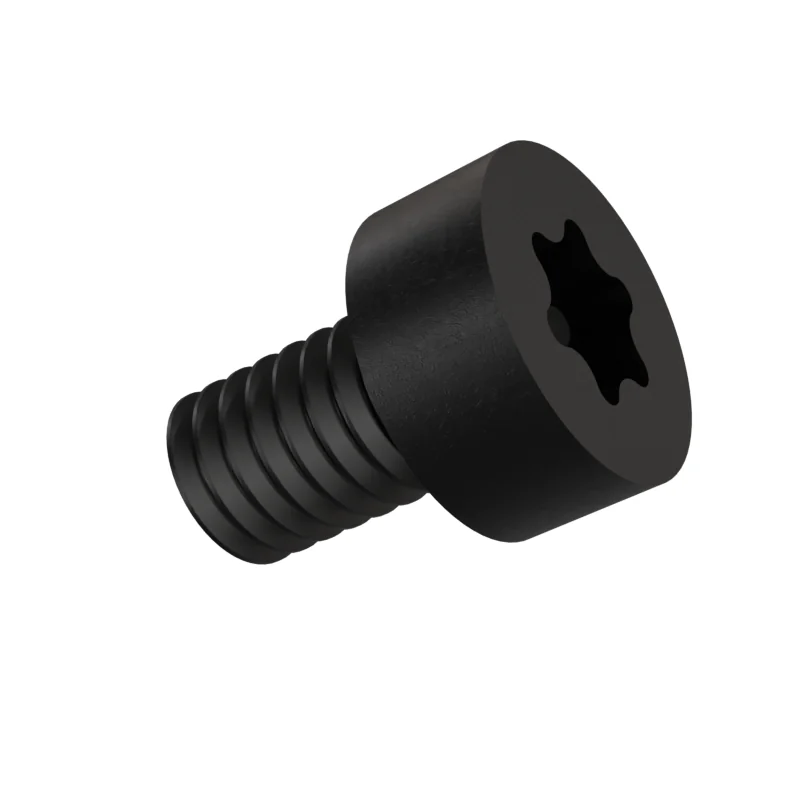 Hexalobular Socket Cheese Head Screw ISO 14580 M4 × 6, black oxide