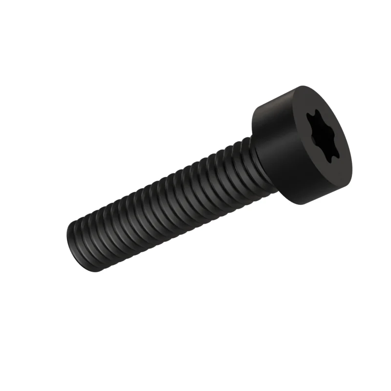 Hexalobular Socket Cheese Head Screw ISO 14580 M6 × 25, black oxide