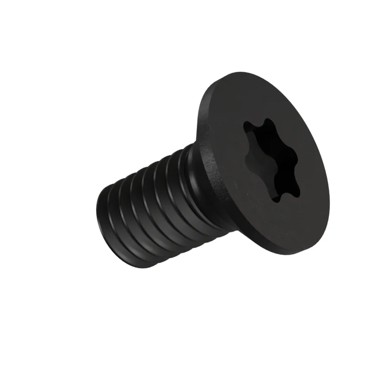 Hexalobular Socket Countersunk Flat Head Screw ISO 14581 M3 × 6, black oxide