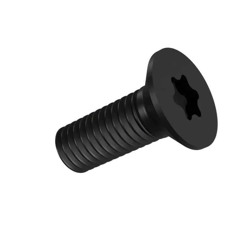 Hexalobular Socket Countersunk Flat Head Screw ISO 14581 M5 × 14, black oxide