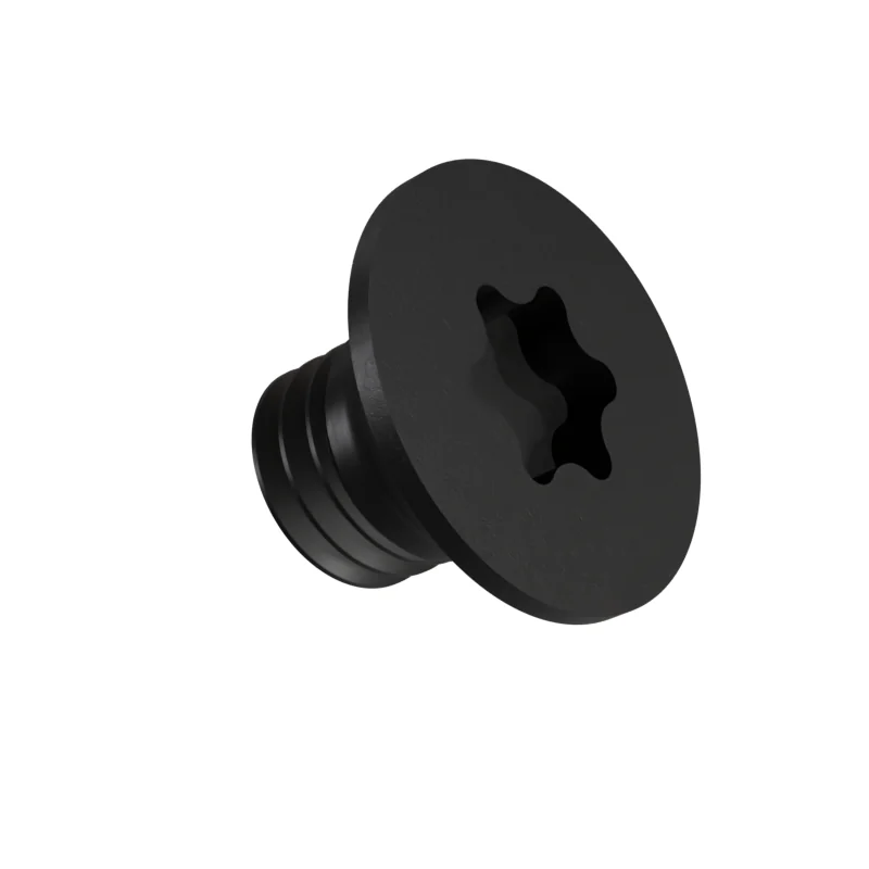 Hexalobular Socket Countersunk Flat Head Screw ISO 14581 M5 × 6, black oxide