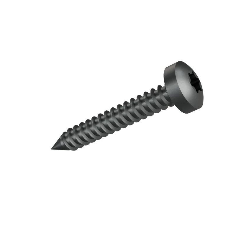 Hexalobular Socket Pan Head Tapping Screw ISO 14585 ST4.8 × 32, plain steel