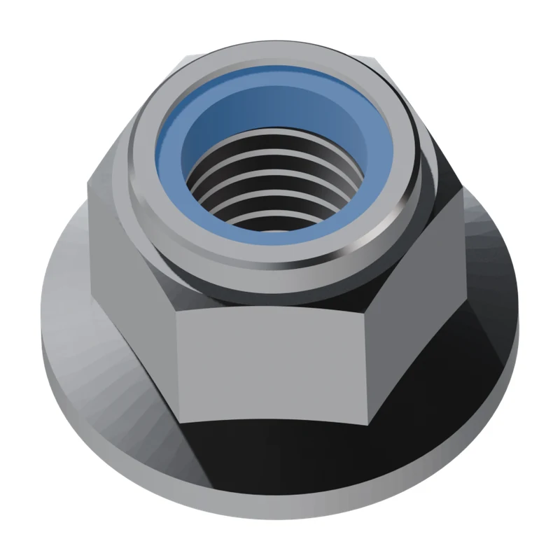 Nylon Insert Hex Flange Nut