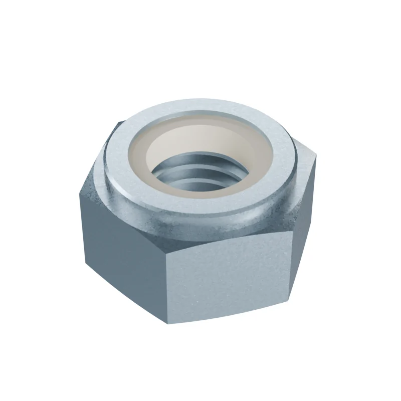 Nylon Insert Lock Nut DIN 985 M10, zinc plated