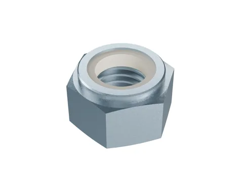 Nylon Insert Lock Nut DIN 985 M12, zinc plated