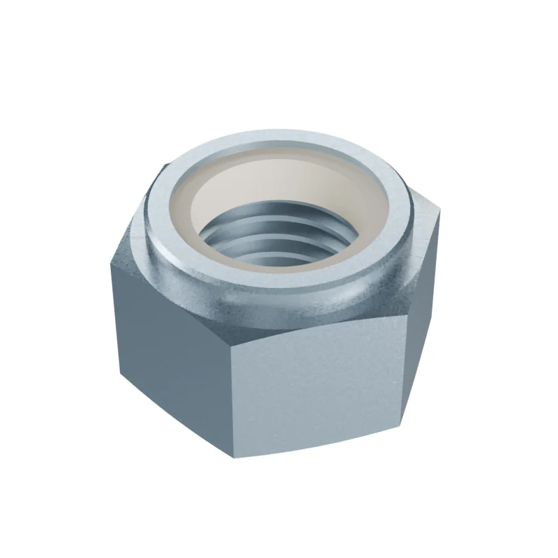 Nylon Insert Lock Nut DIN 985 M16, zinc plated