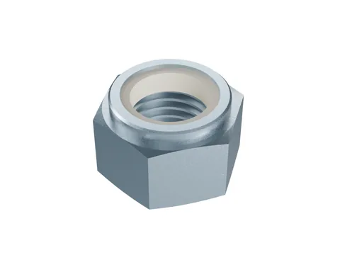 Nylon Insert Lock Nut DIN 985 M16, zinc plated