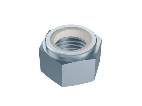 Nylon Insert Lock Nut DIN 985 M20, zinc plated