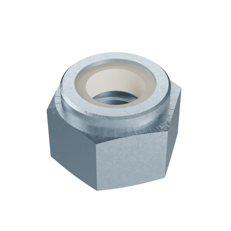 Nylon Insert Lock Nut DIN 985 M4, zinc plated