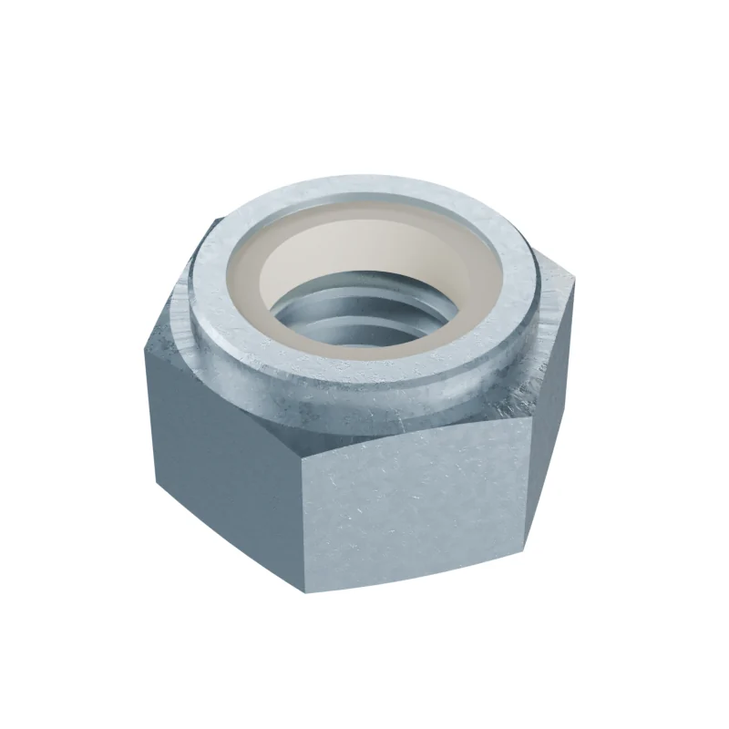 Nylon Insert Lock Nut DIN 985 M5, zinc plated