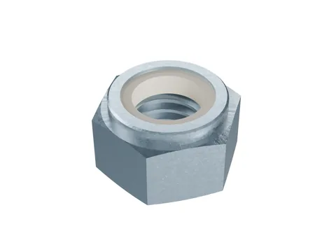 Nylon Insert Lock Nut DIN 985 M5, zinc plated