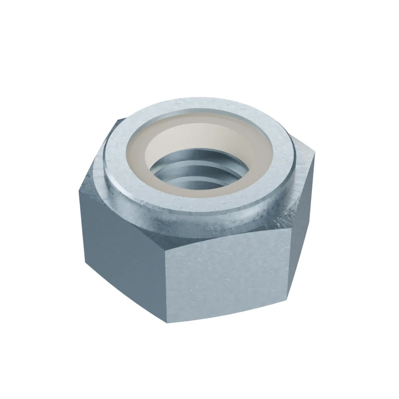 Nylon Insert Lock Nut DIN 985 M6, zinc plated