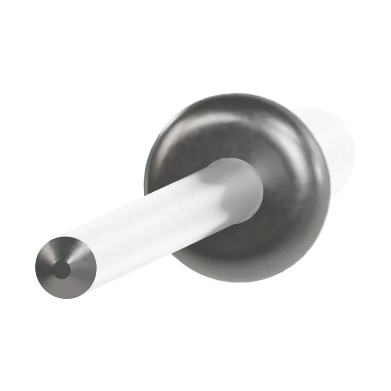 Open End Blind Rivet, A2/A2, Protruding Head ISO 15983 3 × 10, stainless steel