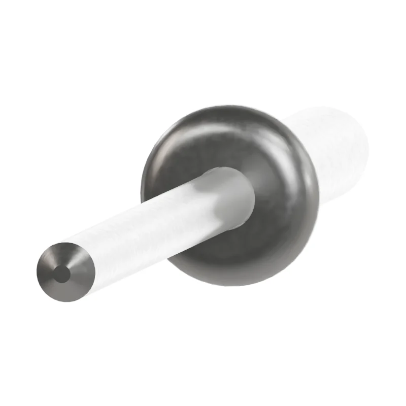 Open End Blind Rivet, A2/A2, Protruding Head ISO 15983 3 × 14, stainless steel