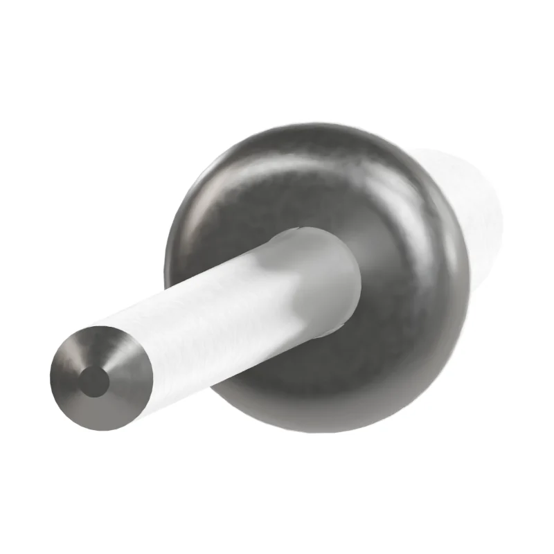 Open End Blind Rivet, A2/A2, Protruding Head ISO 15983 4 × 12, stainless steel