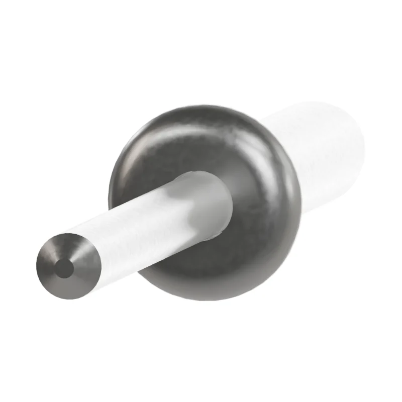 Open End Blind Rivet, A2/A2, Protruding Head ISO 15983 4 × 20, stainless steel