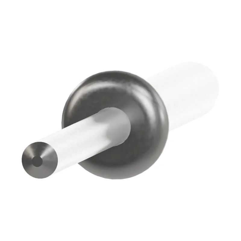 Open End Blind Rivet, A2/A2, Protruding Head ISO 15983 4 × 25, stainless steel