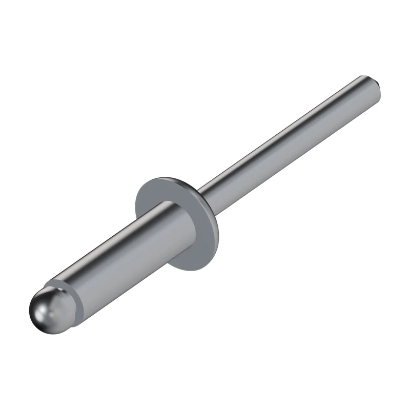 Open End Blind Rivet, Al/Al, Protruding Head