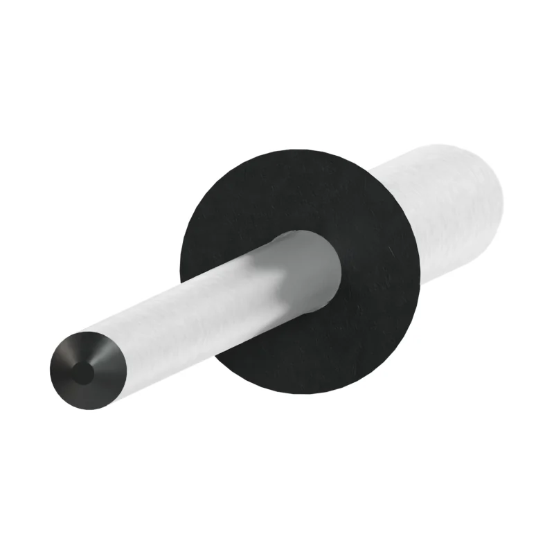 Open End Blind Rivet, Al/St, Countersunk Head ISO 15978 3 × 16, plain steel
