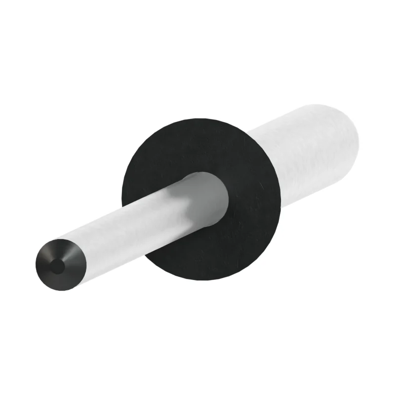 Open End Blind Rivet, Al/St, Countersunk Head ISO 15978 3 × 20, plain steel