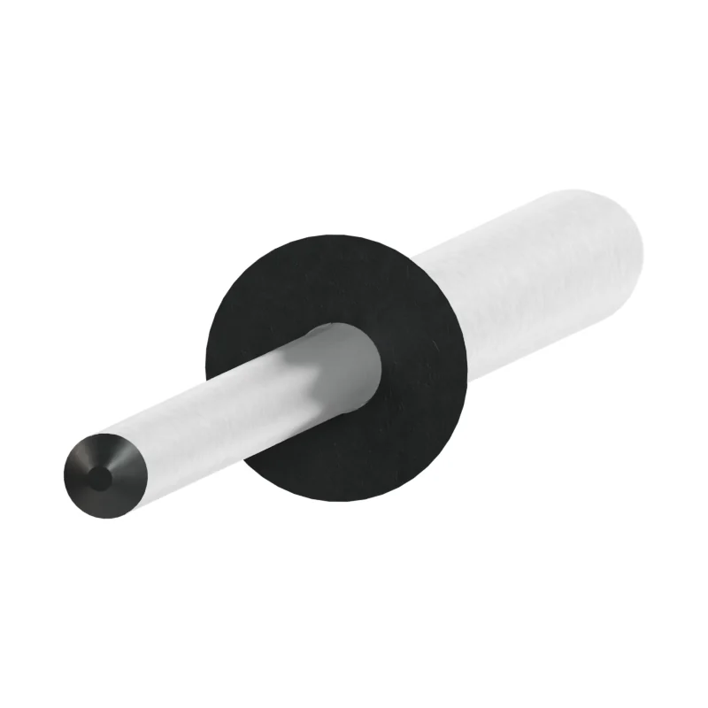 Open End Blind Rivet, Al/St, Countersunk Head ISO 15978 3 × 25, plain steel