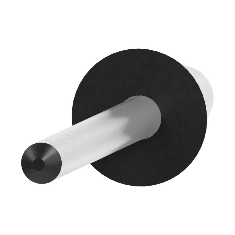 Open End Blind Rivet, Al/St, Countersunk Head ISO 15978 4 × 10, plain steel