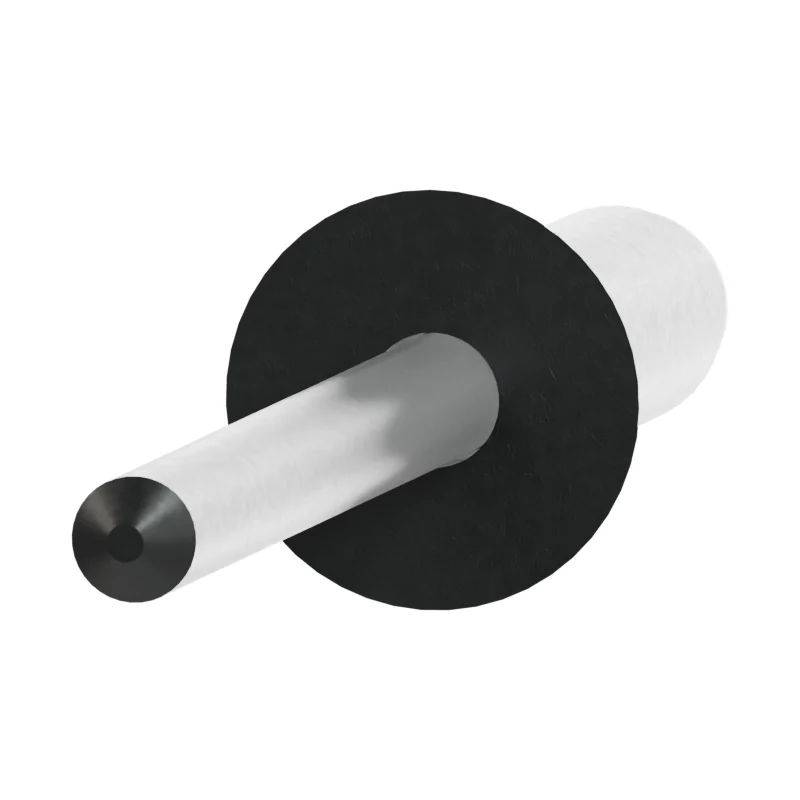 Open End Blind Rivet, Al/St, Countersunk Head ISO 15978 4 × 16, plain steel