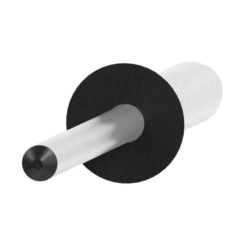 Open End Blind Rivet, Al/St, Countersunk Head ISO 15978 4 × 20, plain steel