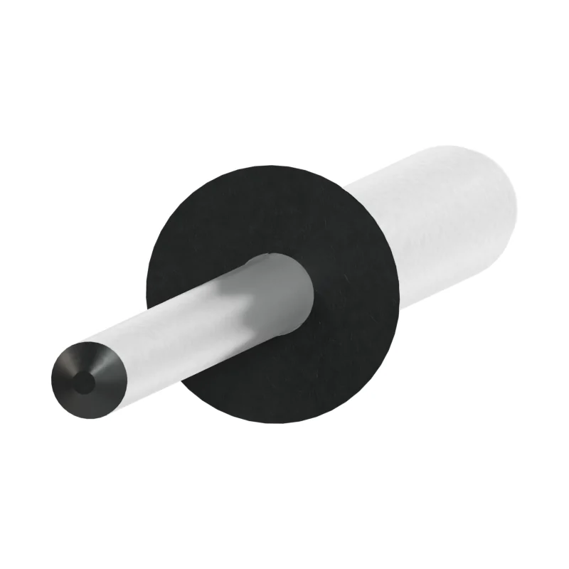 Open End Blind Rivet, Al/St, Countersunk Head ISO 15978 4 × 25, plain steel