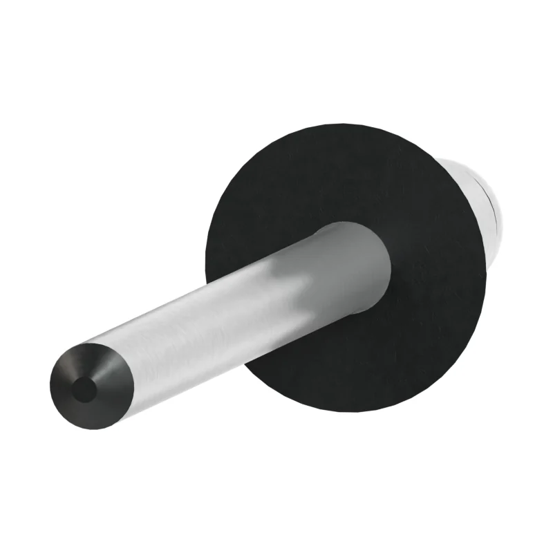 Open End Blind Rivet, Al/St, Countersunk Head ISO 15978 4 × 8, plain steel