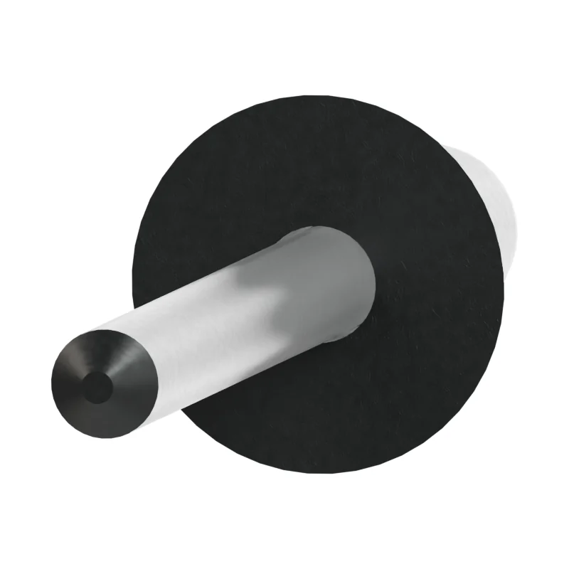 Open End Blind Rivet, Al/St, Countersunk Head ISO 15978 5 × 12, plain steel