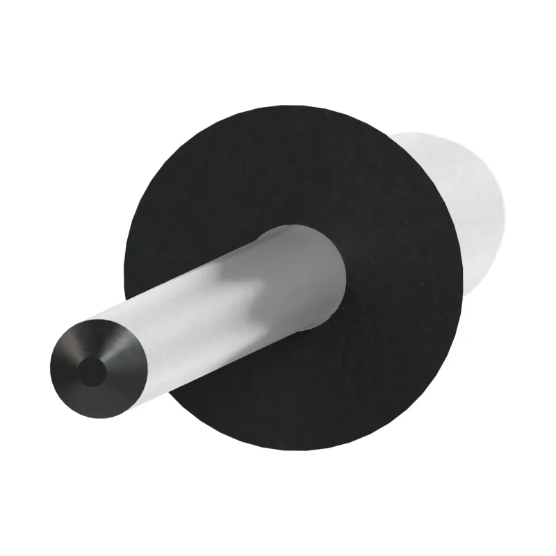 Open End Blind Rivet, Al/St, Countersunk Head ISO 15978 5 × 16, plain steel