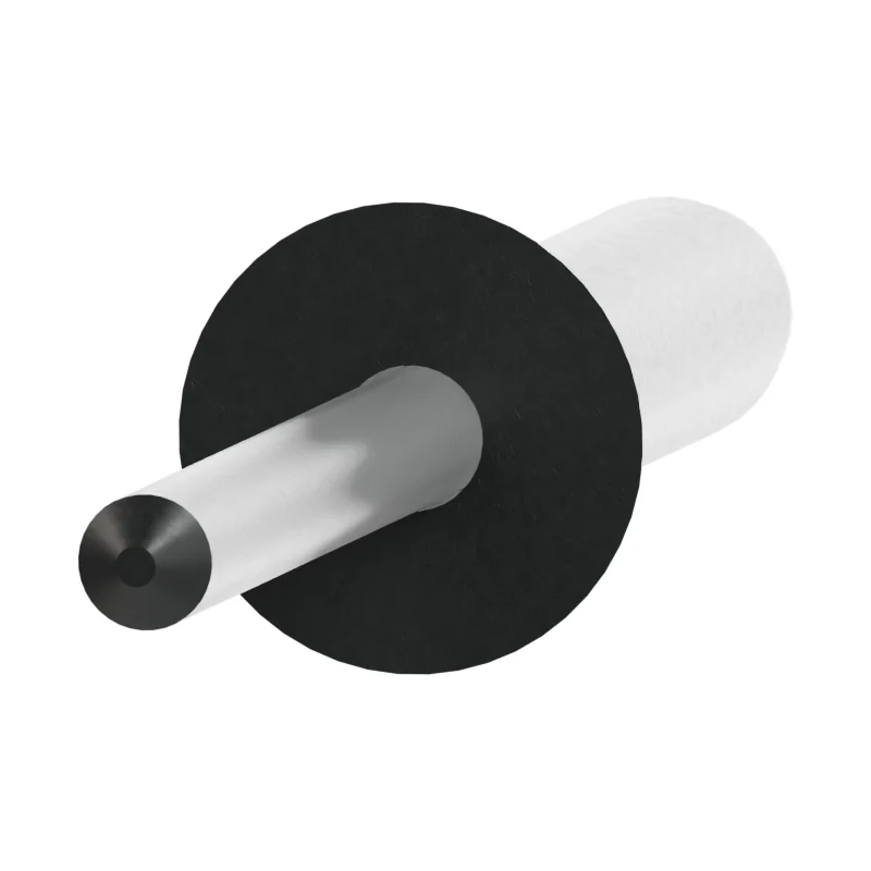 Open End Blind Rivet, Al/St, Countersunk Head ISO 15978 5 × 25, plain steel