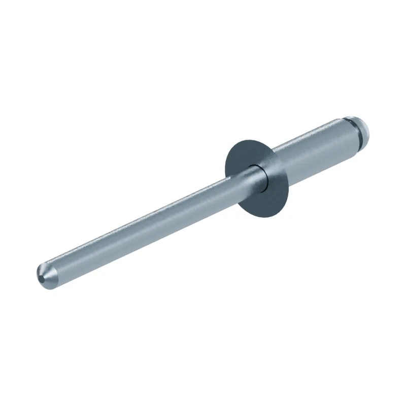 Open End Blind Rivet, St/St, Countersunk Head ISO 15980 3 × 10, zinc plated
