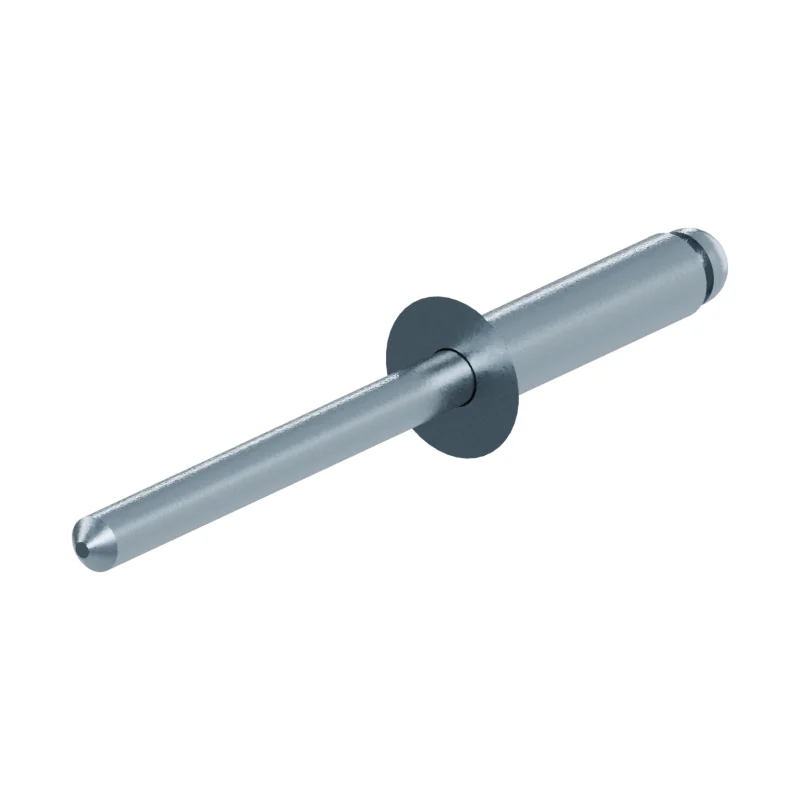 Open End Blind Rivet, St/St, Countersunk Head ISO 15980 4 × 16, zinc plated