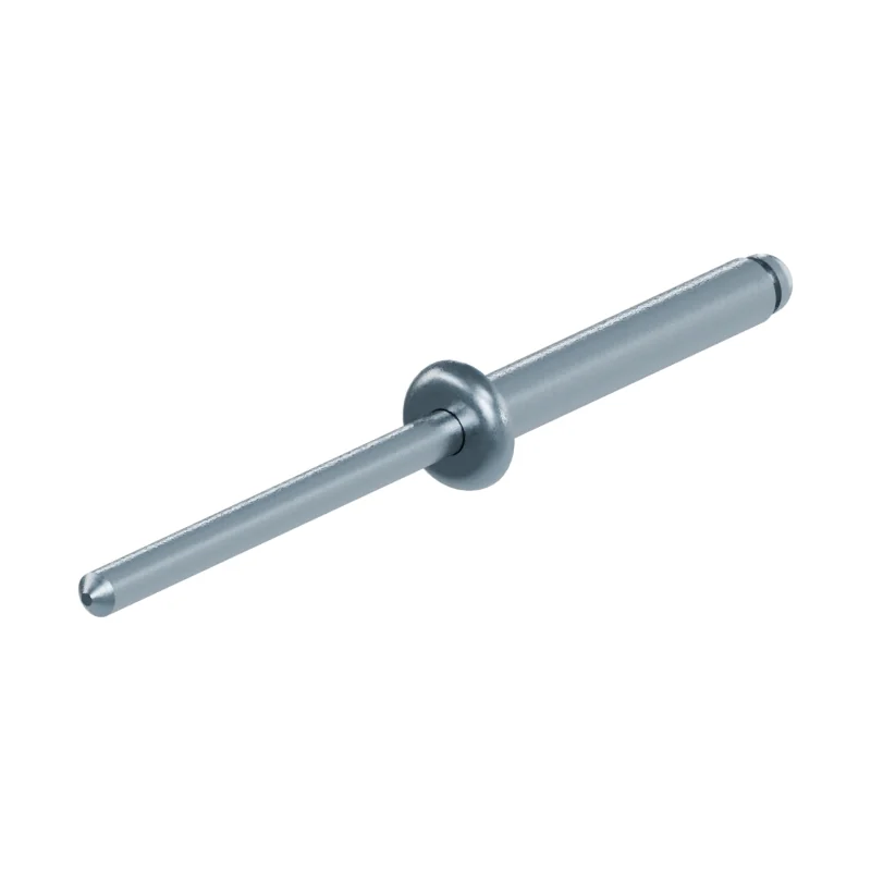 Open End Blind Rivet, St/St, Protruding Head ISO 15979 3 × 20, zinc plated